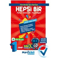 MAVİTİKLİ YAY 1.Sınıf Hepsi Bir Tüm dersler Soru Bankası